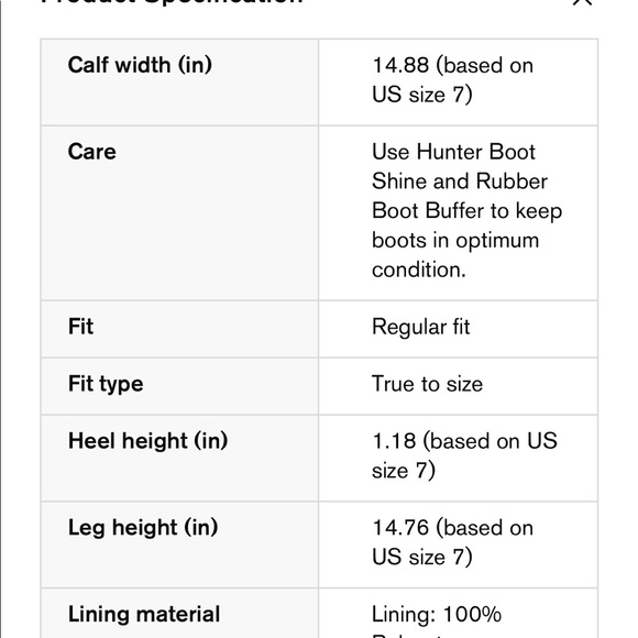 Hunter Original Tall Gloss Black Rain Boots - Picture 6 of 6